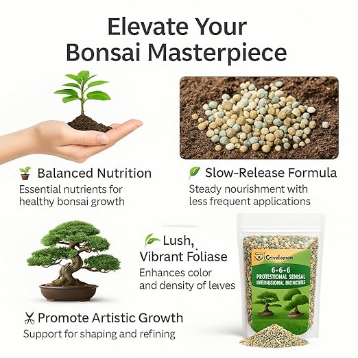 Fertilizante Premium Bonsai Gardenera 6-6-6 Lento 8 oz miniatura 5