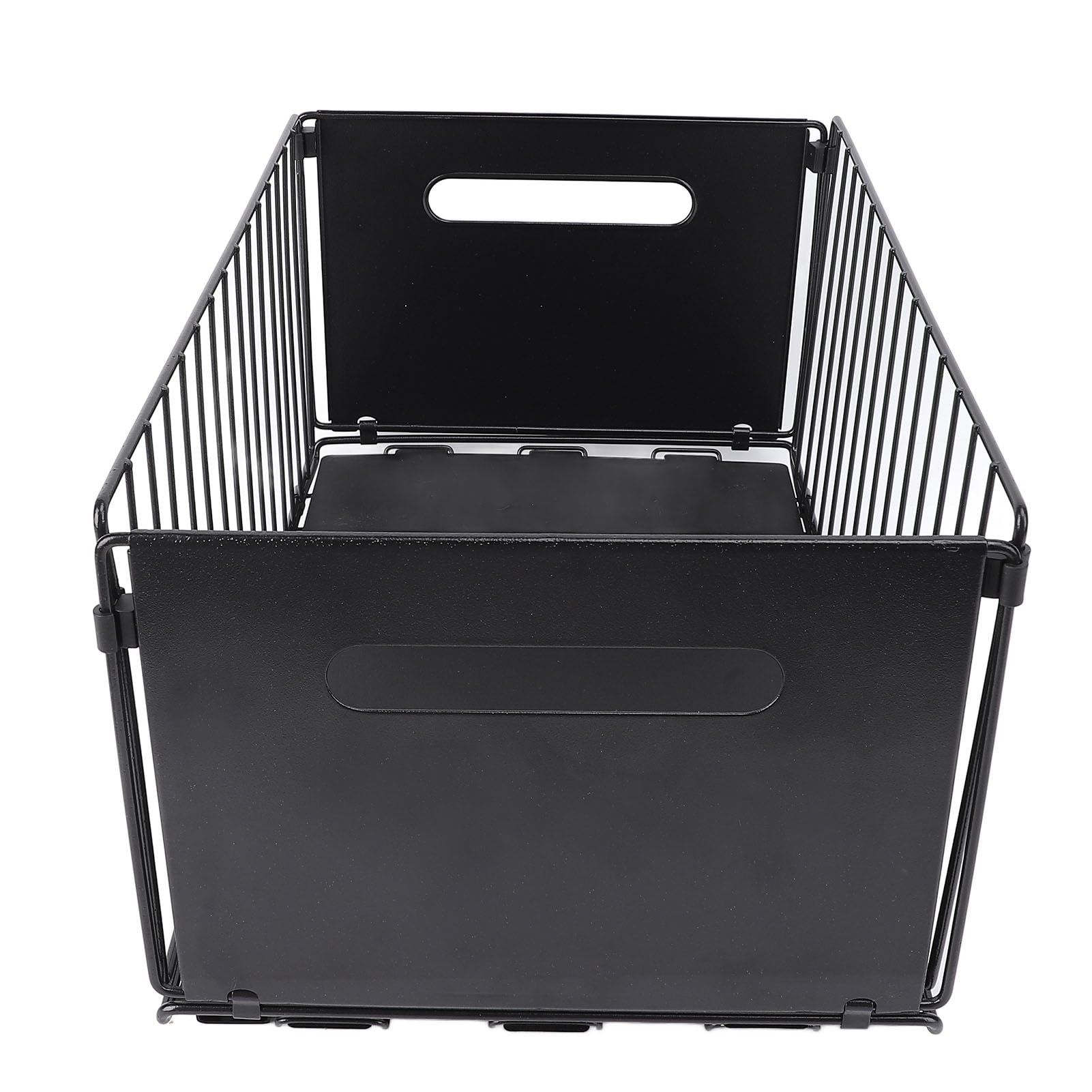 Cryfokt 2Pack Wyciągnij Organizator Szafki, Wydajny Głęboki Metalowy Szuflada do Szuflady Klejenia Kosze, Bez Wiertła Stojak na Szafki, Półki, Spiżarnia, Kuchnia, łazienka, łazienka (Wysoki)
