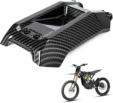 JFG RACING Sur Ron Battery Cover Carbon Fiber Pattern for SurRon Light Bee X/S Electric Dirt Bike