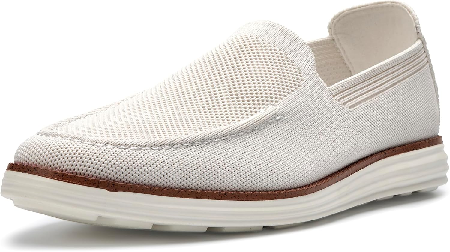 Temeshu Mens Slip-on Penny Loafers Casual Stretch Comfortable Light-Weight Shoes DS27