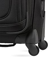 Vista 9 de SwissGear - Equipaje suave expandible Sion con ruedas, Negro