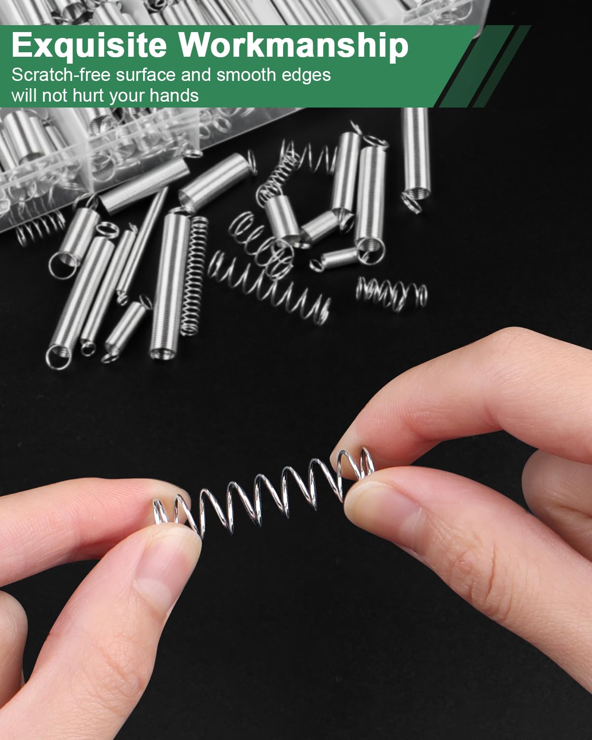 Assortimento Di Molle A Compressione Ed Estensione In Acciaio Zincato Molle Di Piccole Assortite - Foto 7