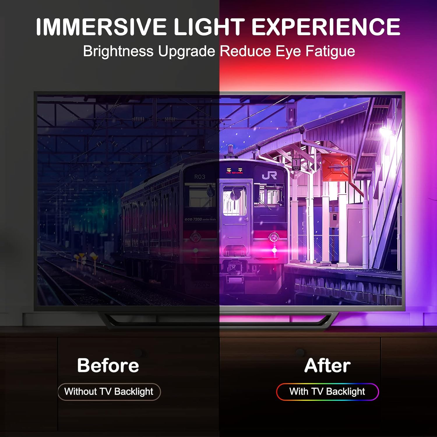 4M LED Strip Lights for TV,USB LED TV Backlights with APP Control for 40 to 65inch TV,RGB LED Strip Light,Music Sync Backlights Color Changing Led Strip,5050 RGB TV LED Lights for TV PC Monitor 5 717XgPuNwkL. AC SL1500