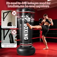 Fohil 190 cm-es álló boxzsák ökölvívás kesztyűvel és pumpával 6
