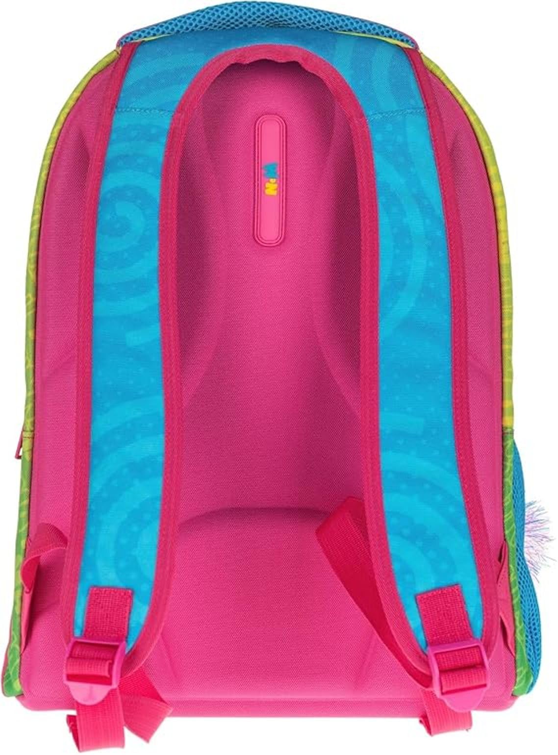 PRESTIGE & DELUXE Zaino Ovetto Ninna e Matti per Bambini Scuola Elementare, 32 x 21 x 42 cm + omaggio 7 penne + portachiave paillettes