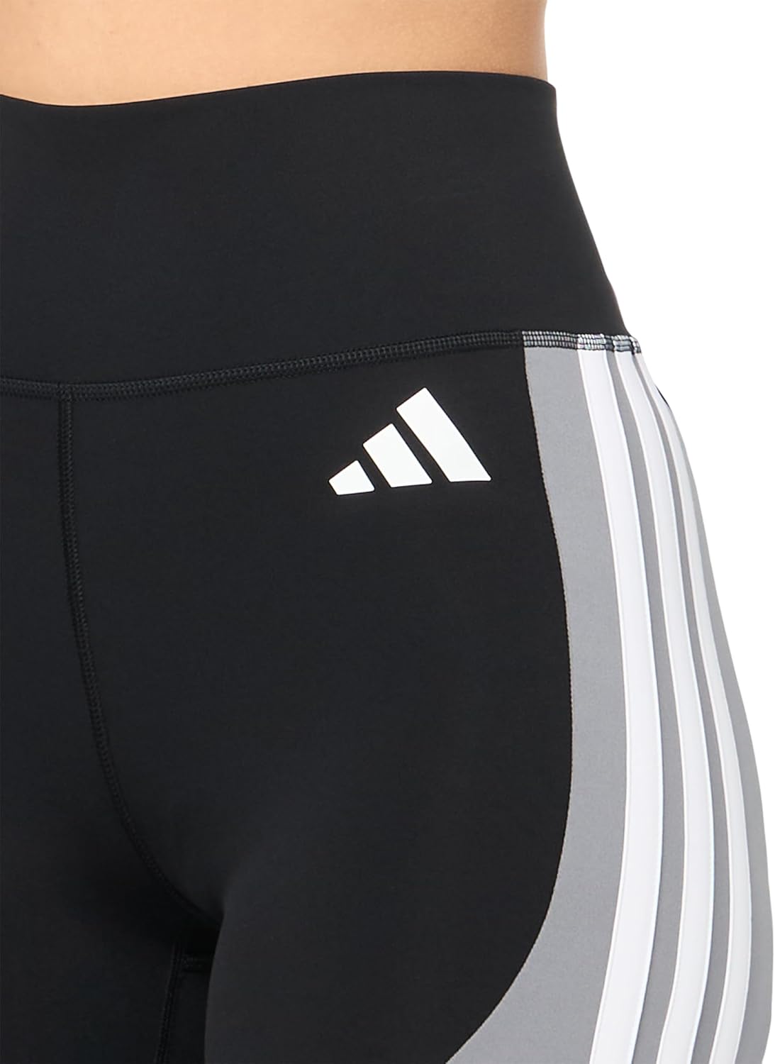 Adidas Womens Optime Essentials Stash Pocket 7-inch Training Short Leggings - Image 7