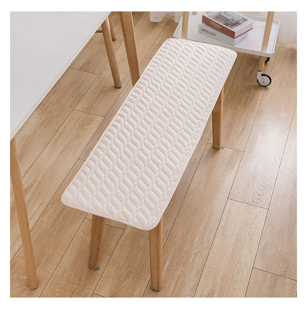 Coussin de terrasse beige 150x30 cm matelas de banc d'extérieur et banquette palette