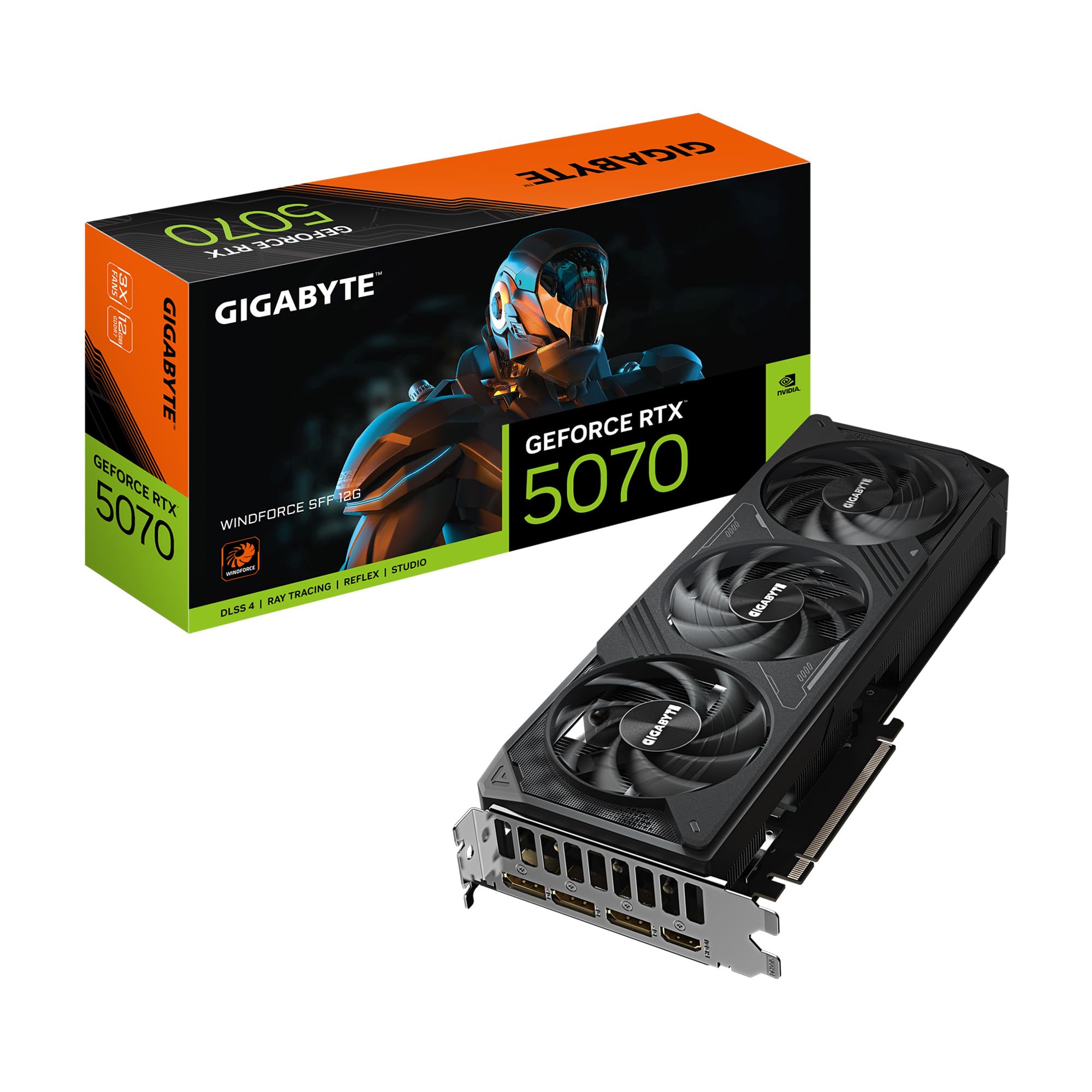 グラフィックボード・グラボ・ビデオカード GIGABYTE GV-N5070WF3-12GD 