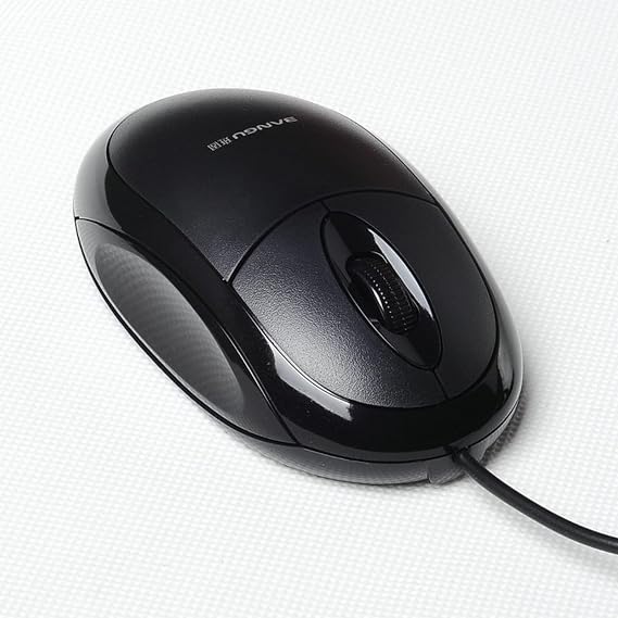 USB Wired Optical Full-size Office Ergonomic Symmetrical Mice Plug and Play for Desktop Computer Laptop