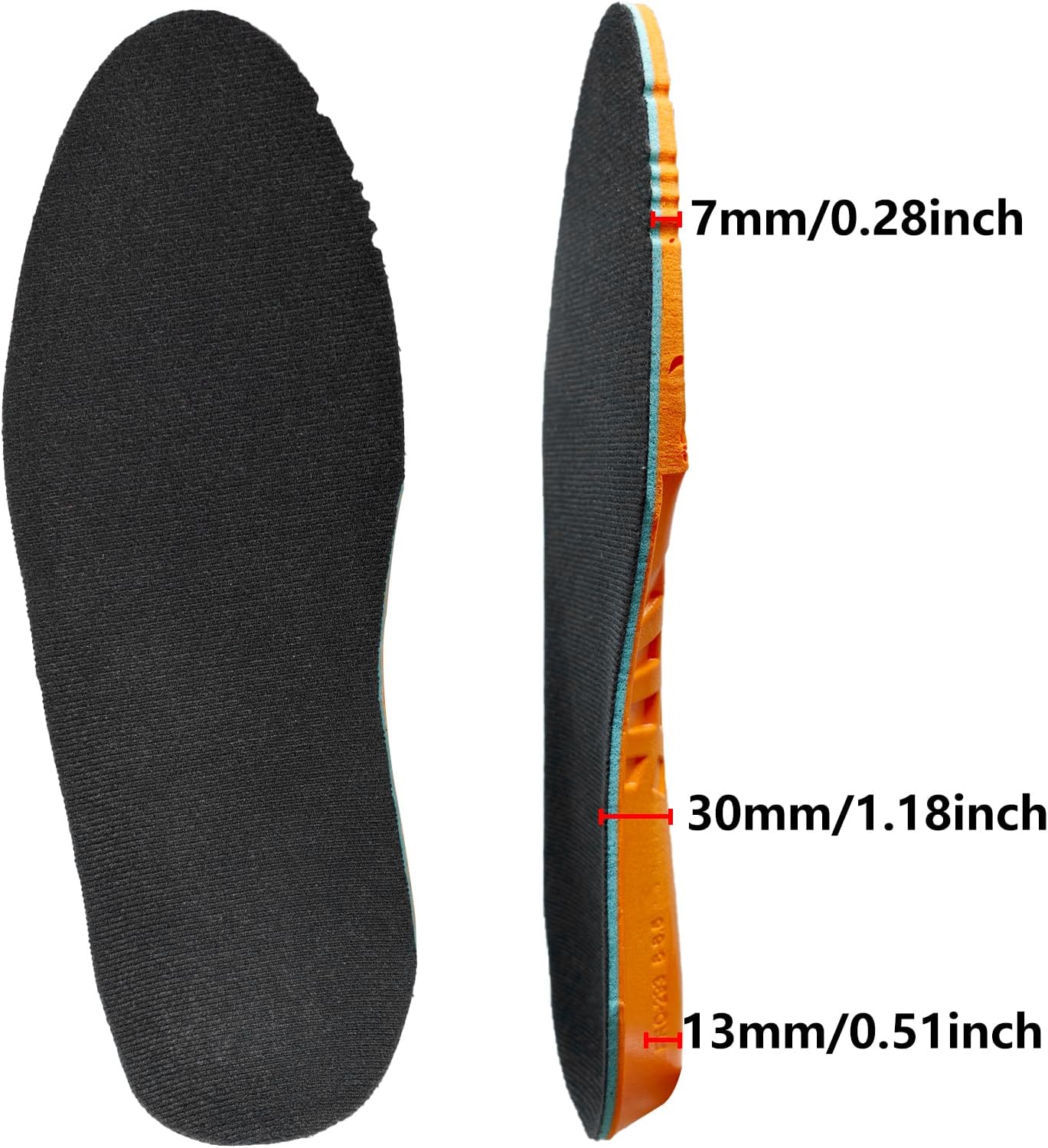 Shoes Insoles for Timberland Pro Men's Boot Shoes, Replacement Footwear Inserts for Comfortable and Foot Pain Relief(M11-12) - Image 2