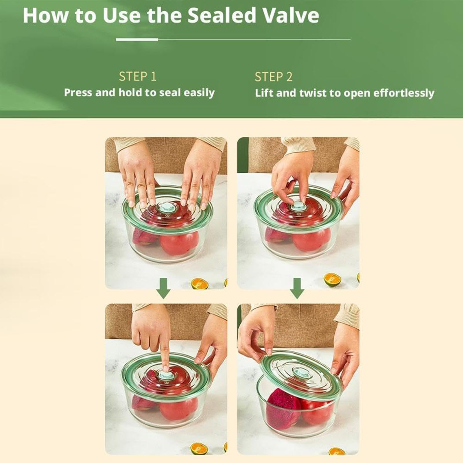 Generisch Cuenco triple transparente para ensalada con tapa