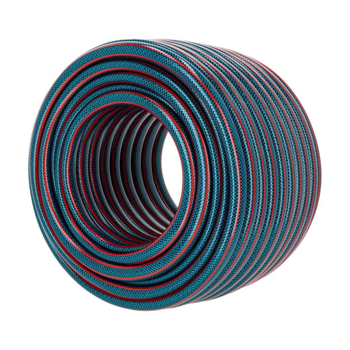 Kolor Gartenschlauch 4 lagig Wasserschlauch, Bewässerungsschlauch, Garten Bewässerung, Schlauch 1/2" Zoll, 3/4" Zoll, 1" Zoll, 20 meter, 30 meter, 50 meter, mit Kreuzgewebe (50, 3/4 Zoll)