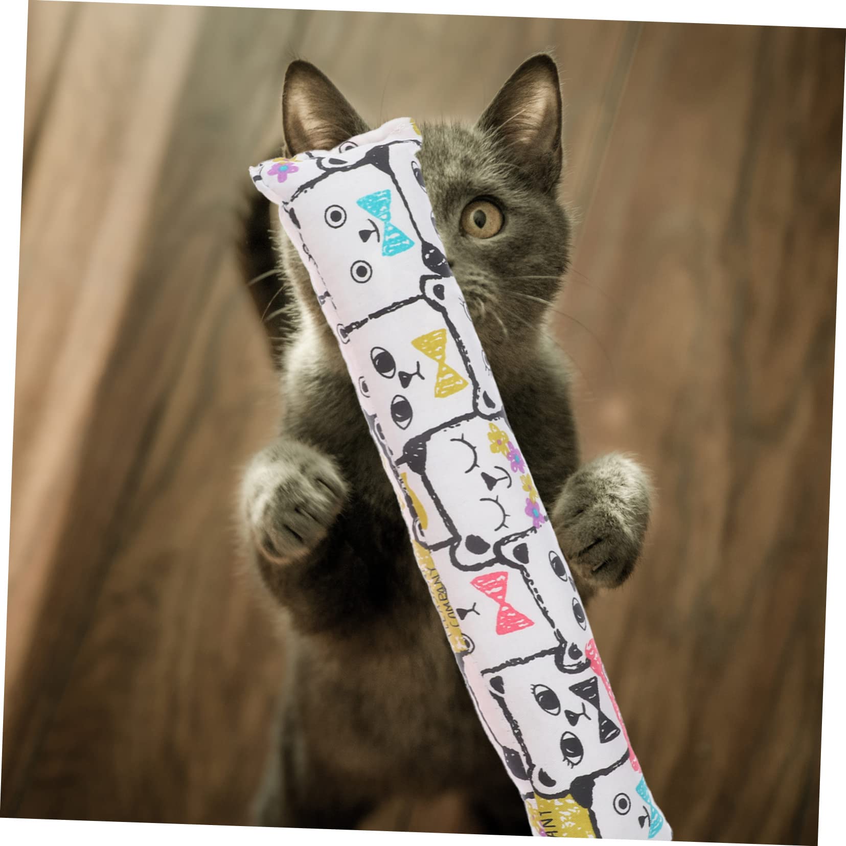 Happyyami 12pièces Jouets pour Chats avec Herbe à Chat Oreillers Interactifs pour Chaton Jouets à Mâcher pour Intérieur