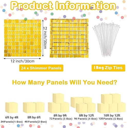 Miniatura 8 de Panel de fondo de pared brillante (30 piezas, rosa intenso (5 x 6 pies)