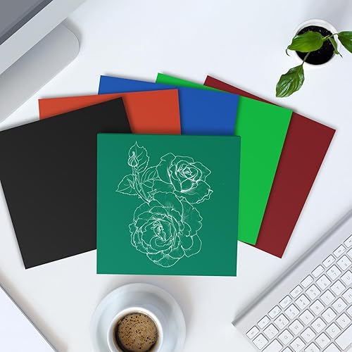 Miniatura 3 de 10 hojas acrílicas fundidas, láminas de plástico de colores de 12 x 12 pulgadas (0.118 pulgadas de grosor) para letreros, para letreros de grabado