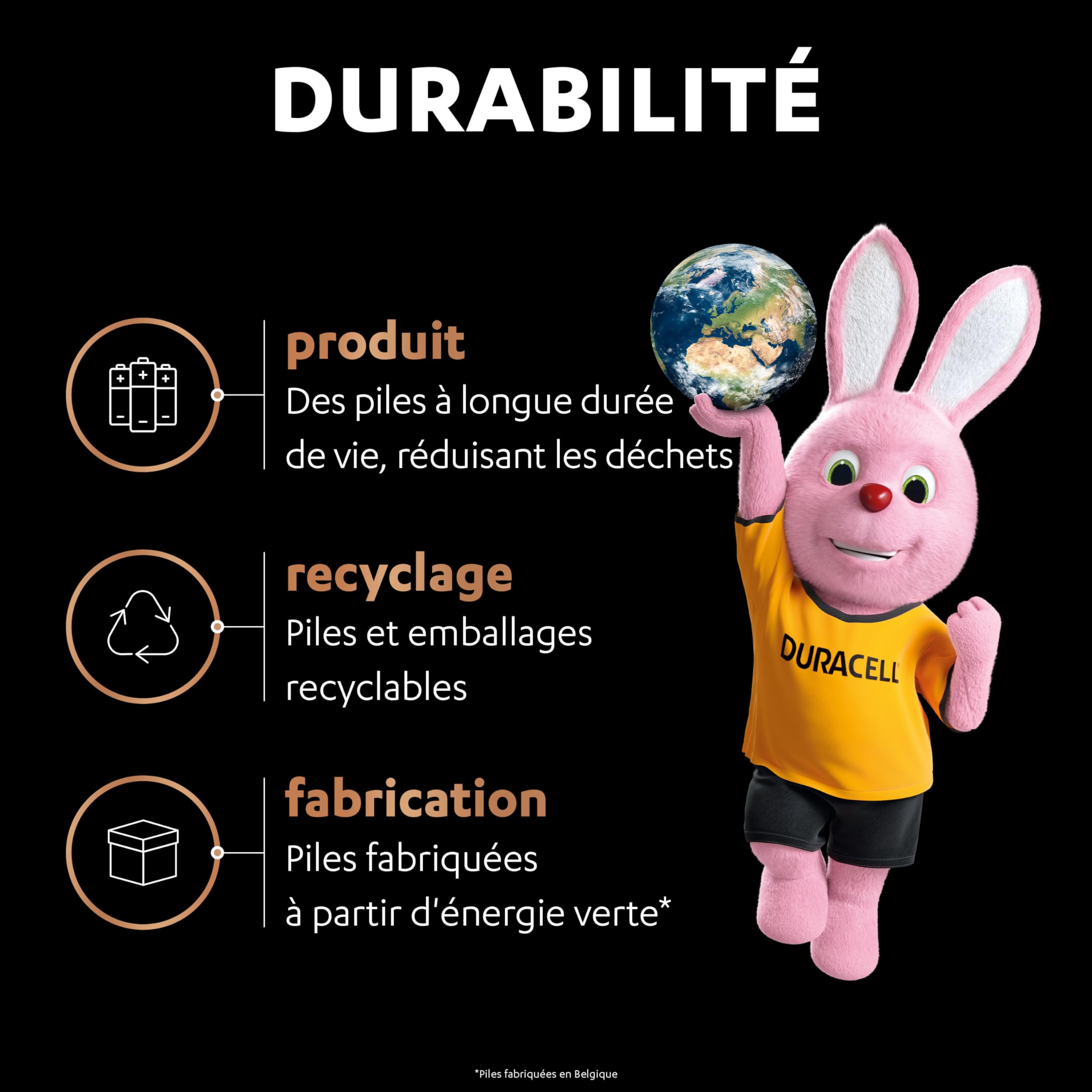 DURACELL Optimum Piles AAA (Lot de 12) – Piles Alcalines 1,5V – +200 % d’actifs Power Boost – Répondent aux exigences des appareils modernes–100 % Recyclables, 0 % de plastique dans l’emballage–MX2400