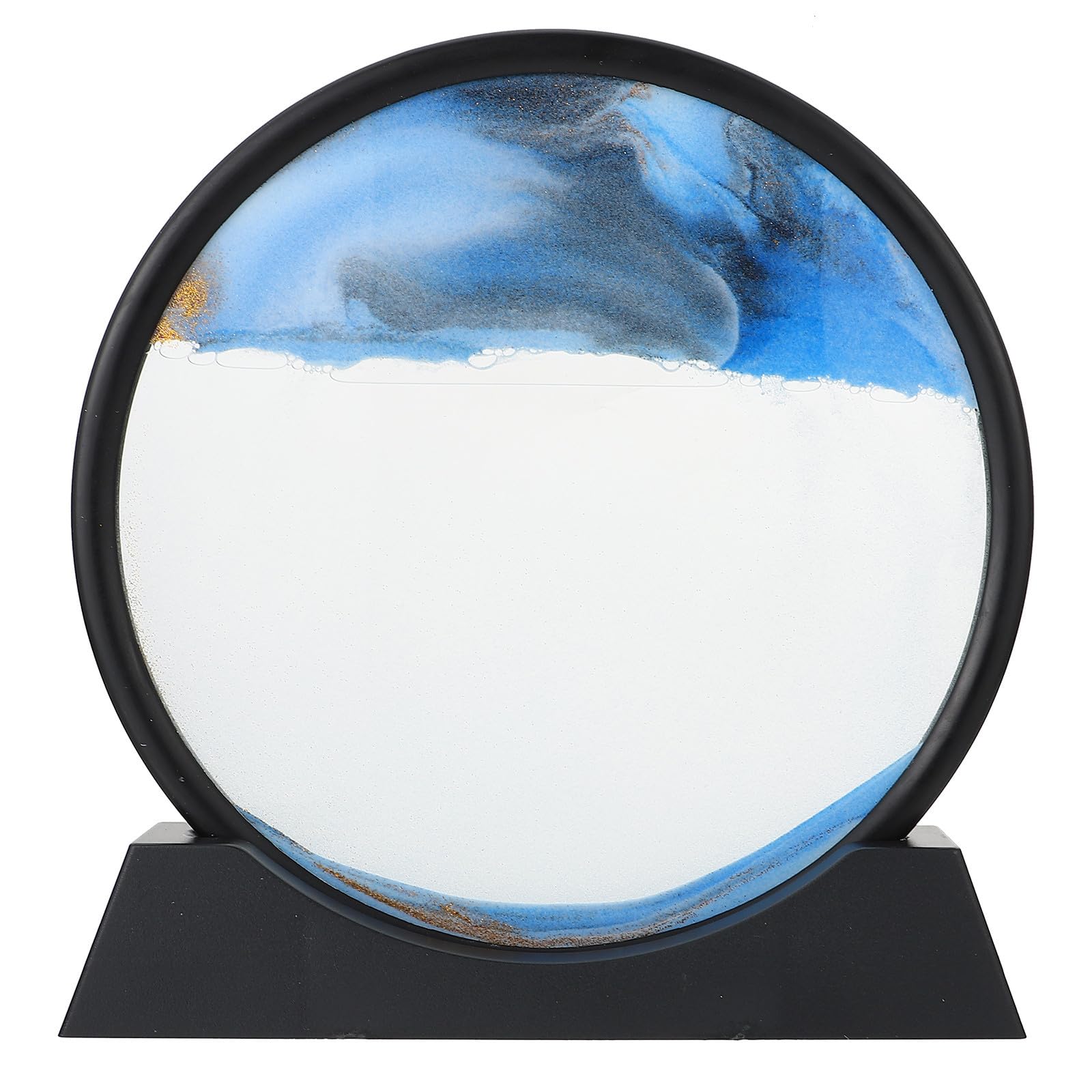Adorno de Pintura de Arenas Movedizas 3D Azul para Hogar