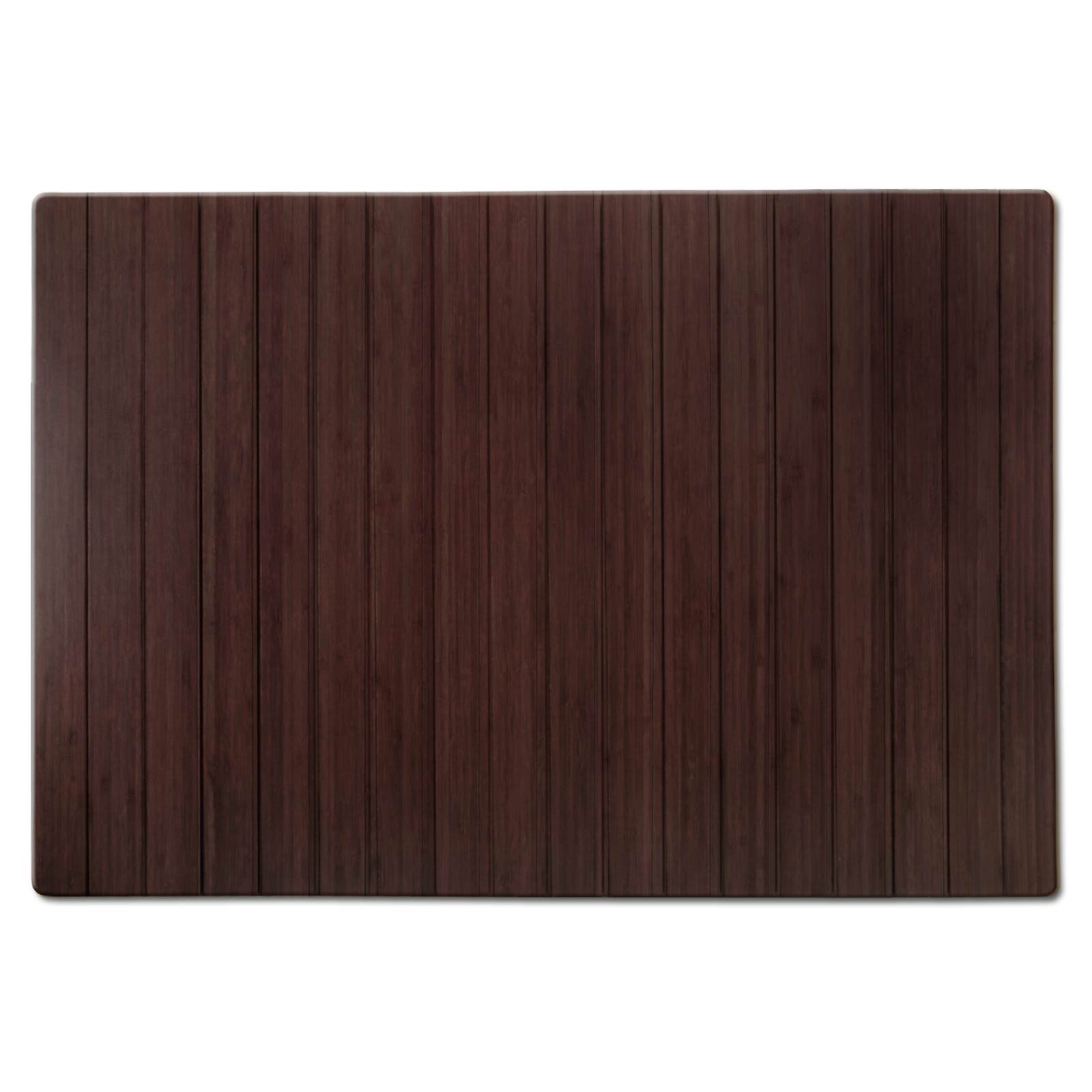 FLOORDIREKT PRO Stoelmat Bamboe, vilt Bruin 90 x 120 cm