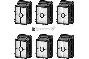 CrossWave Pet Pro Filter Replacement for BISSELL CrossWave Pet Pro Vacuum Cleaner 6 Pack