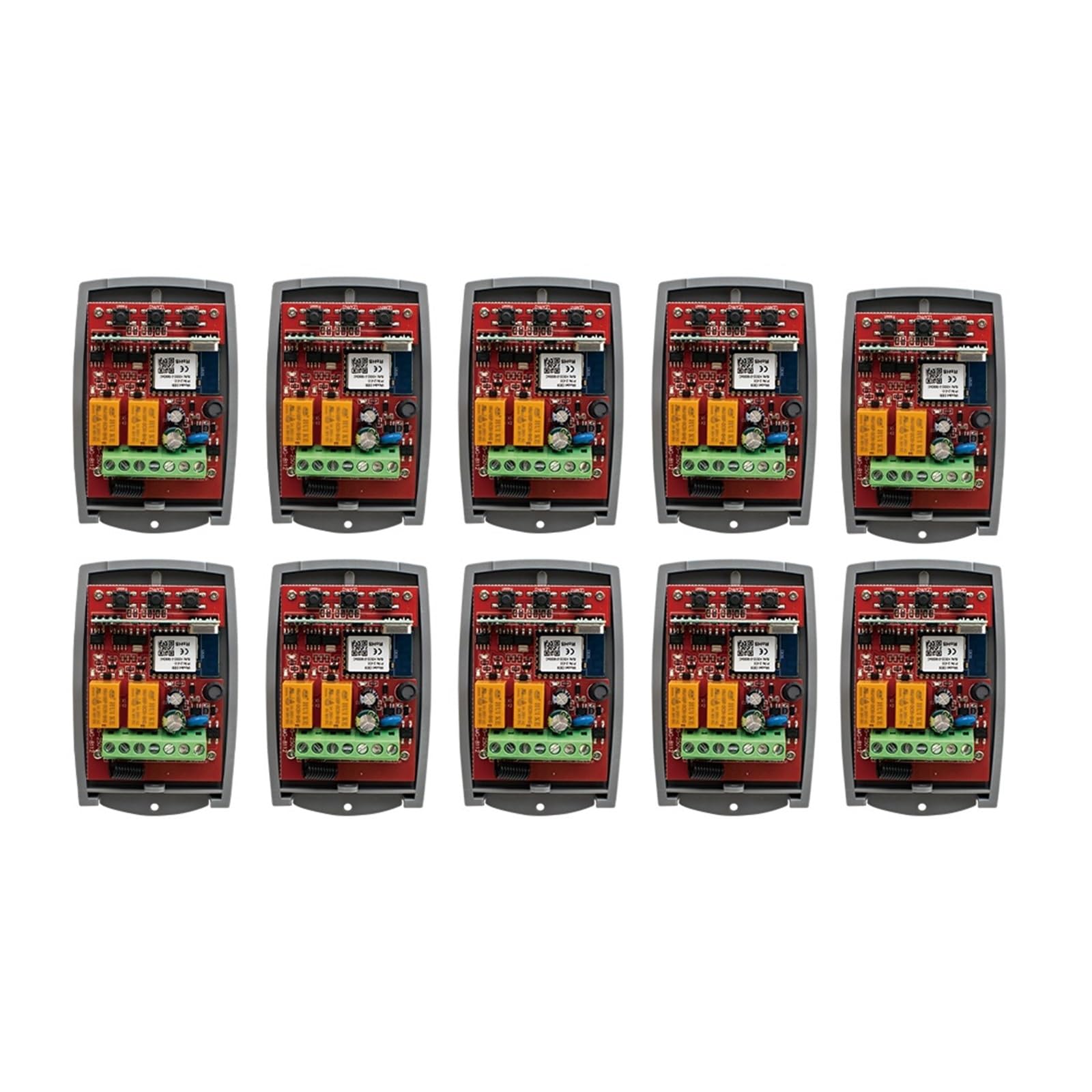 Automatischer Türschließer, Tuya Garagentoröffner Tor Empfänger 2ch 433mhz 433,92mhz Universal Fixed Rolling Code Multi Marke Controller Schalter(AC 85-250V WIFI X10)