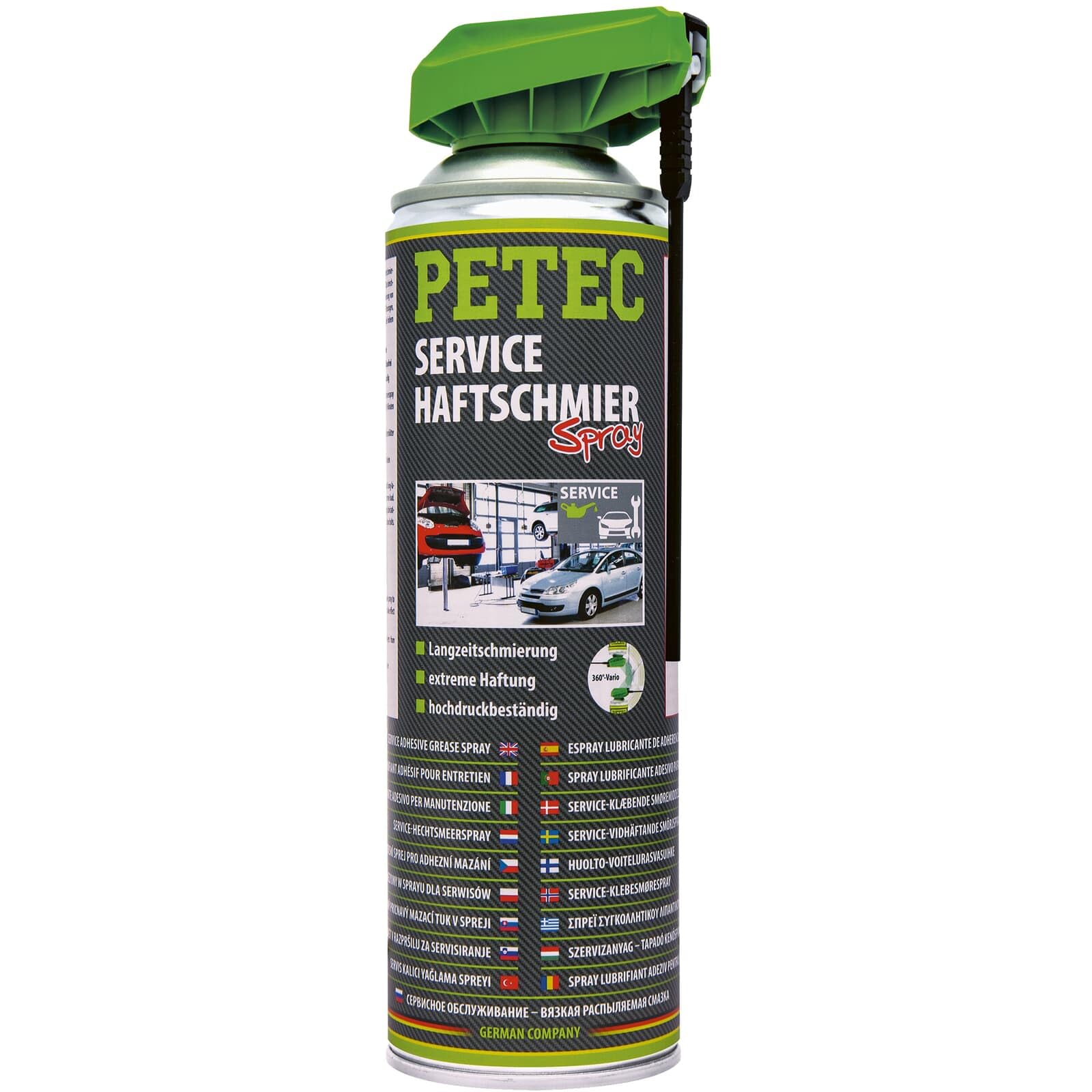 PETEC 6x 71550 Haftfett | 6x 71550 PETEC Service.haftschmier Spray, Transpa, Sprühfett