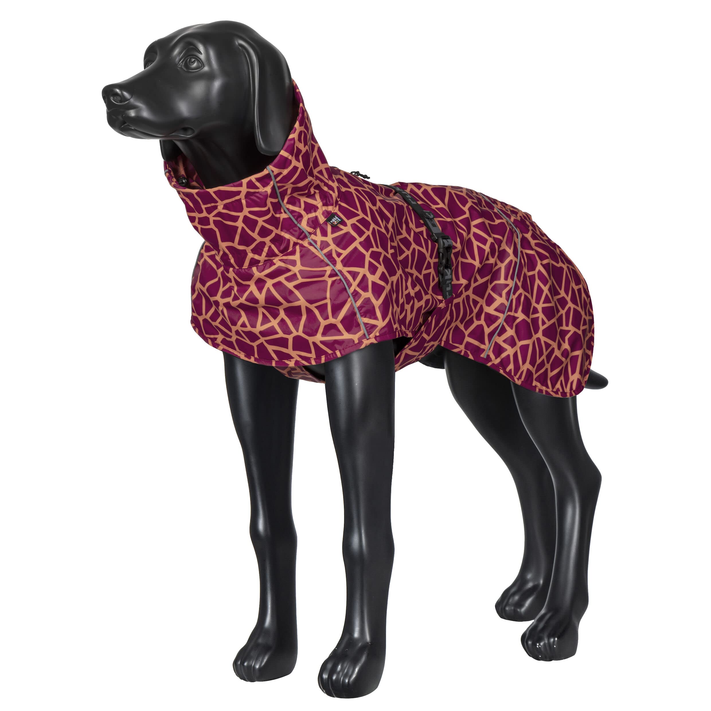 Rukka Pets HAYTON - Chubasquero para perros, color rojo carmesí 60