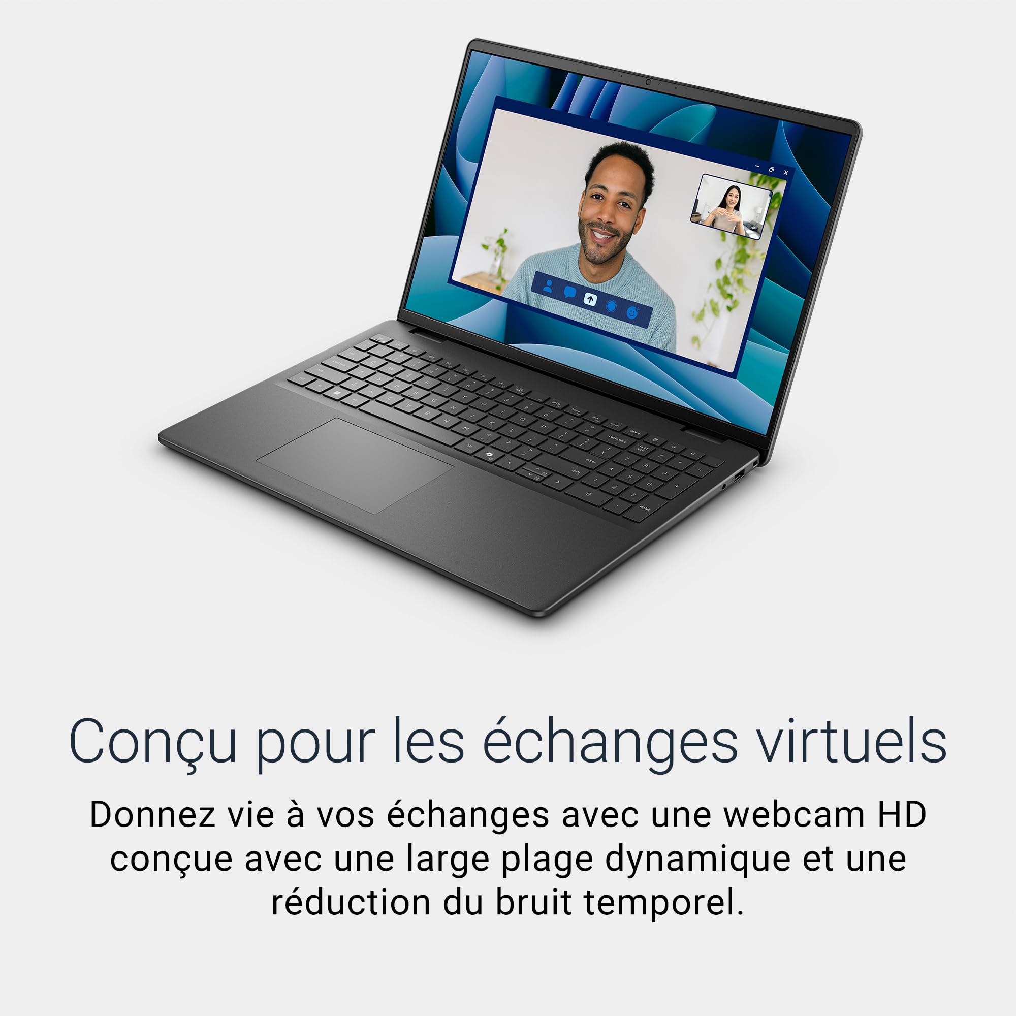 Dell 16 Laptop FHD+ Intel Core 7 16GB DDR5 RAM 1TB SSD Windows 11 Home AZERTY Keyboard Carbon Black