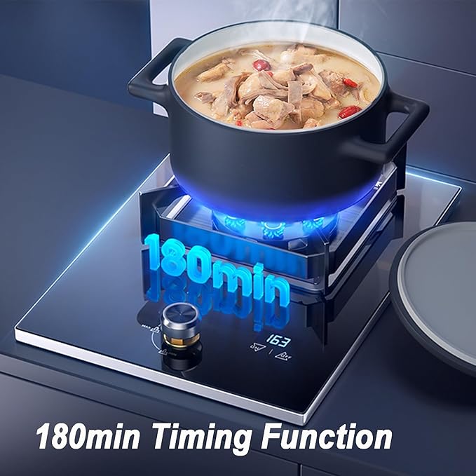 Estufa de Gas de 1 Puesto con Vidrio Templado 5.2KW miniatura 5