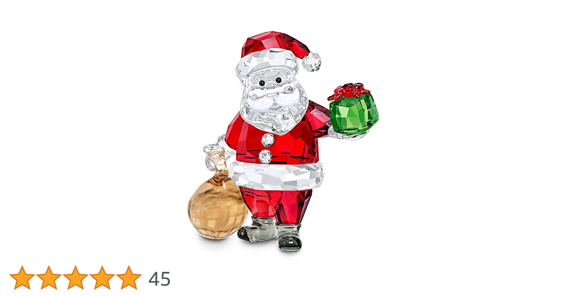 Amazon.co.jp: スワロフスキー サンタクロース ギフトバッグ付き