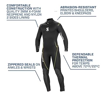 Amazon | Scubapro ディフィニションスチーマー 3mm メンズ