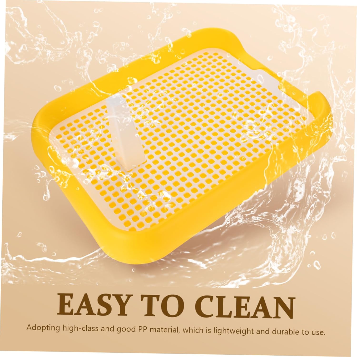 BESPORTBLE Indoor Dog Toilet Potty with Slip Mesh Durable Plastic Puppy Training Potty for Small and Dogs Portable Pet Toilet and Indoor Use