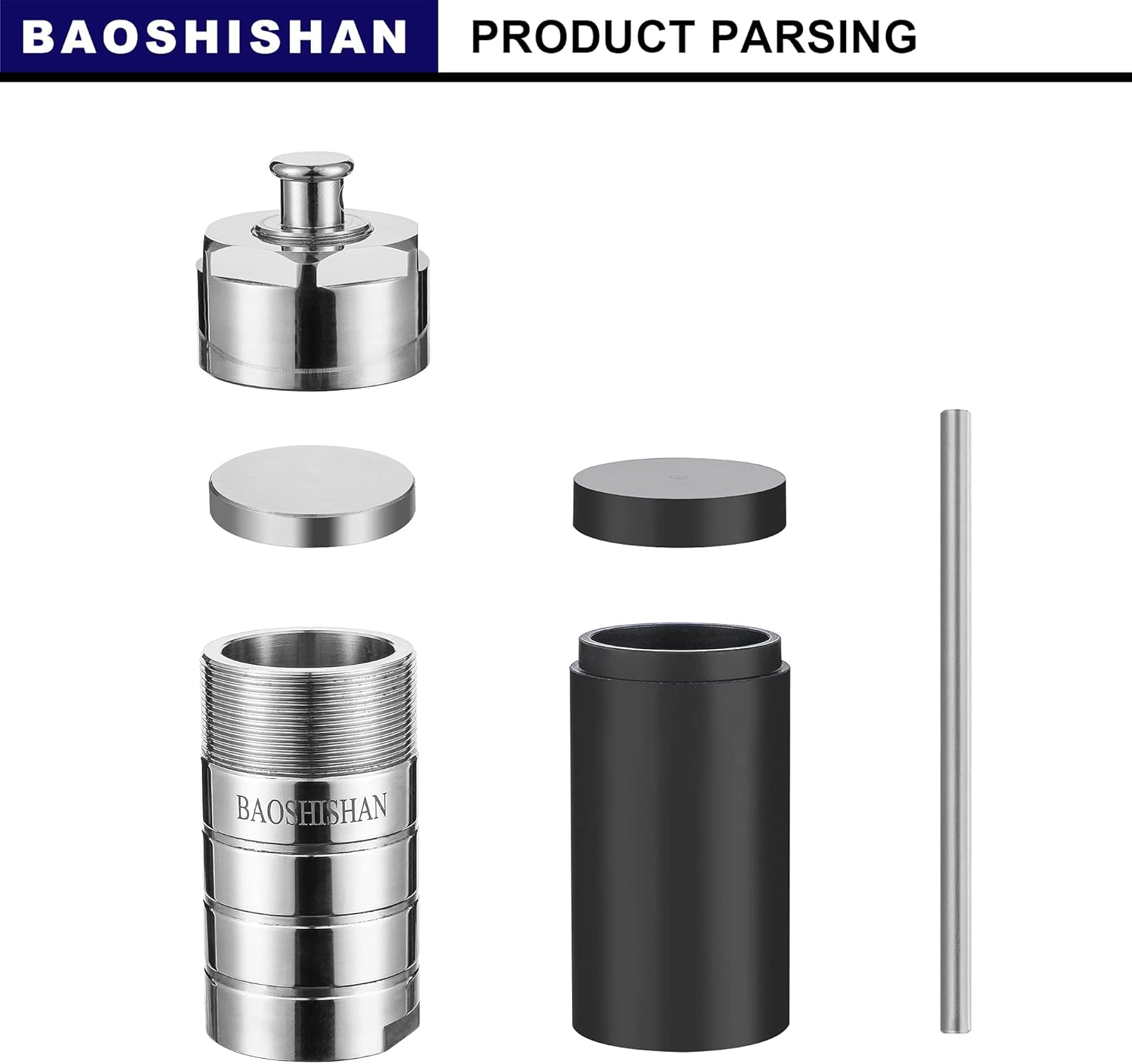 Buy BAOSHISHAN 50ml PPL Lined Hydrothermal Synthesis Autoclave Reactor