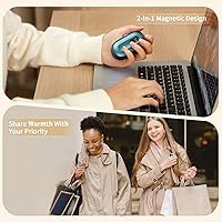 Vista 20 de coldSky Hand Warmers Rechargeable 2 Pack, Magnetic Electric Hand Warmer with Digital Display, Reusable Handwarmers Heat Up to 140℉, Portable Pocket