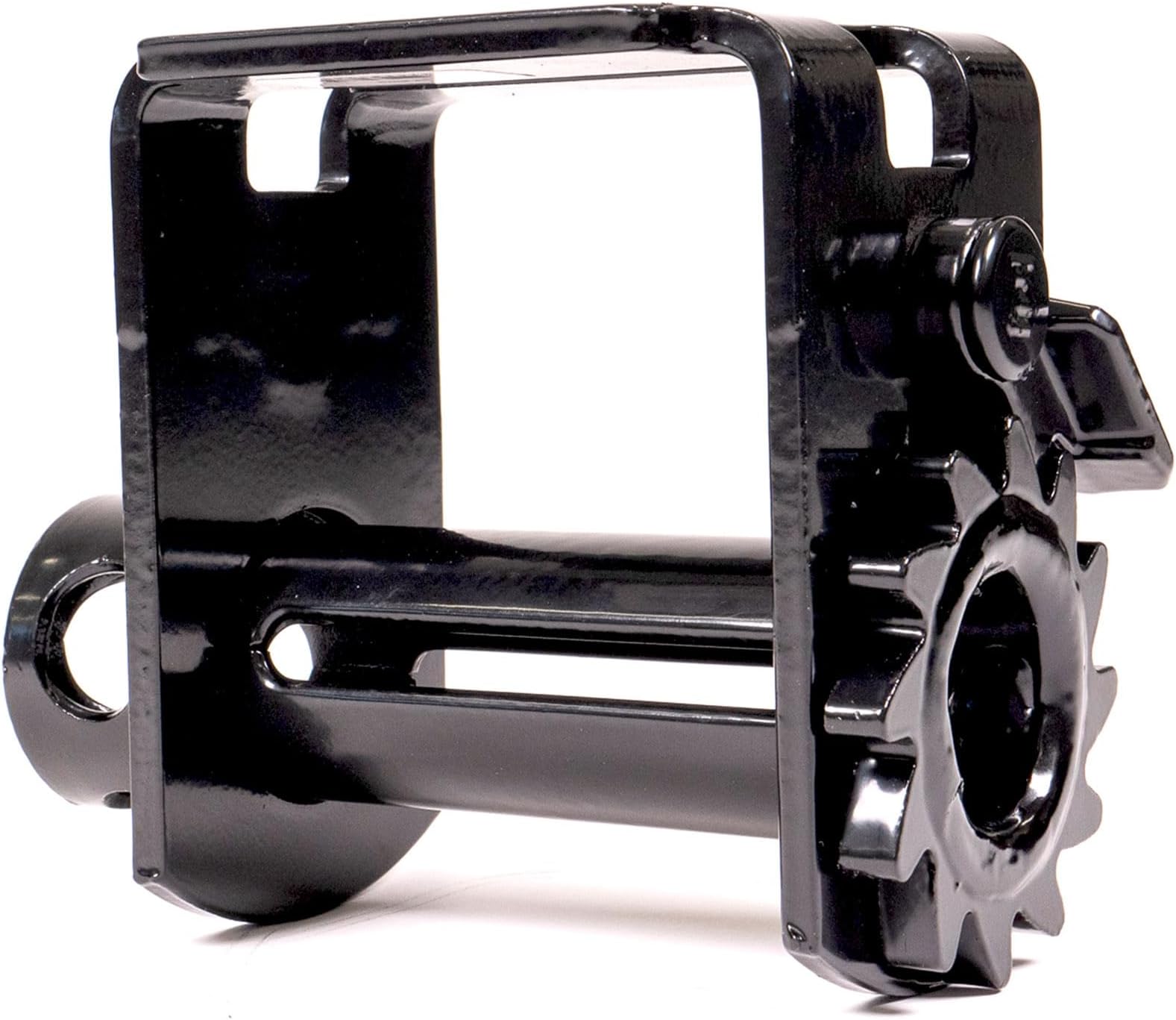 US Cargo Control Standard Profile Sliding Winch for Double L Track, Durable Steel Winch, Holds Up to 20 Feet of Webbing, Slides to Any Position for Winch Control, Black, 4 Inch