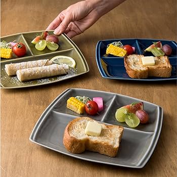 ランチプレート 8枚セット Amazon | 選べる全8色×2形状 titto チット ランチプレート 小田