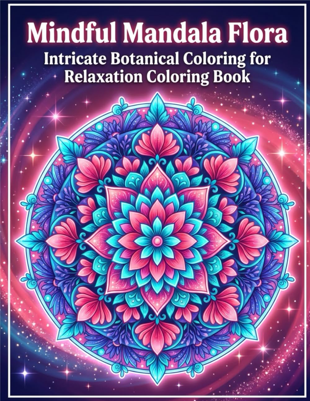 Mindful Mandala Flora: Intricate Botanical Coloring for Relaxation