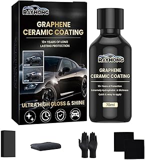 Car Graphene Ceramic Coating, Car Ceramic Coating, Trim Ceramic Coating Set, Waterproof Ceramic Coating, Ceramic Coating Agent, UV Maintenance for Car Headlights, Water Crystal Plating Effect