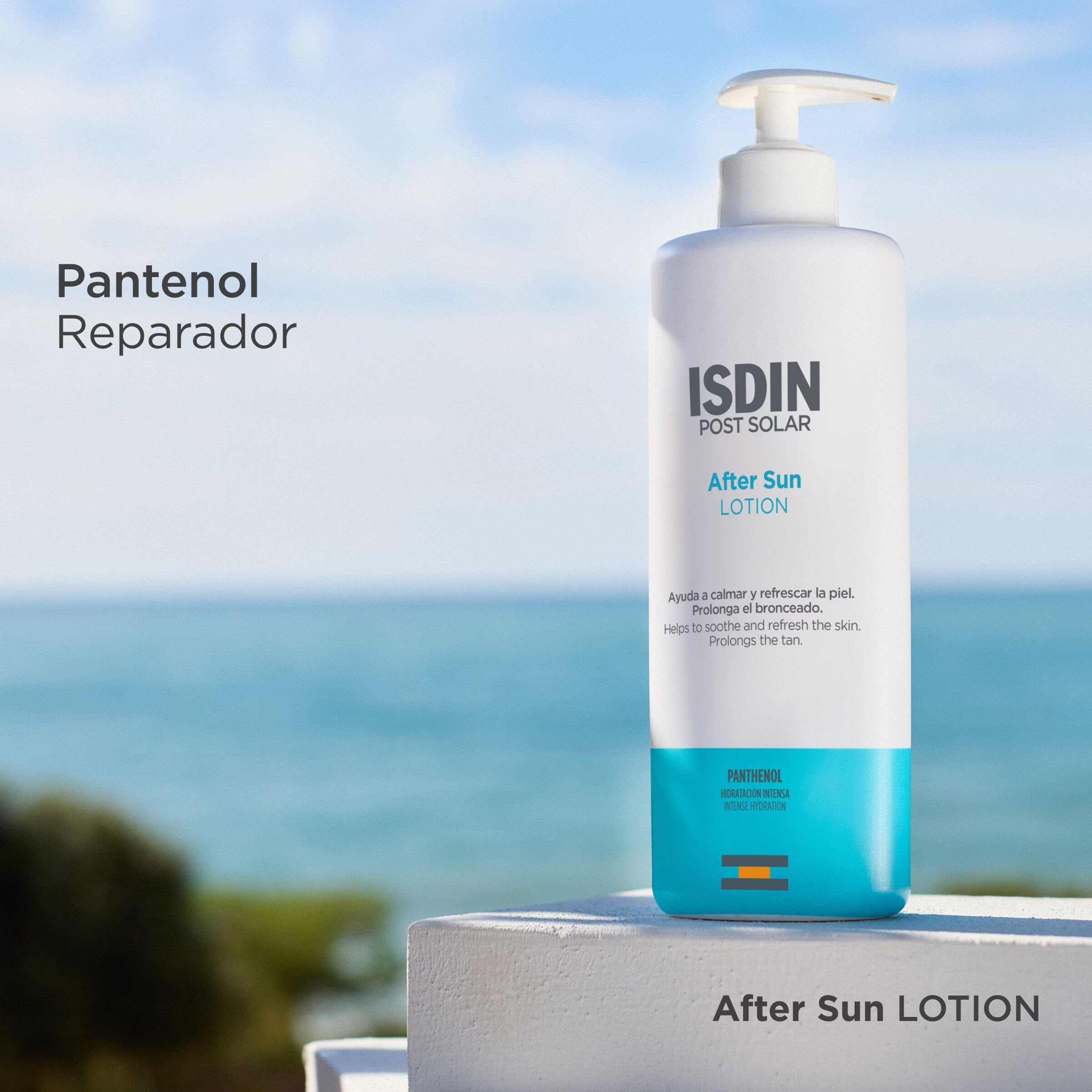ISDIN After Sun Lotion, Efecto calmante y refrescante, hidratación y reparación intensa - 400 ml