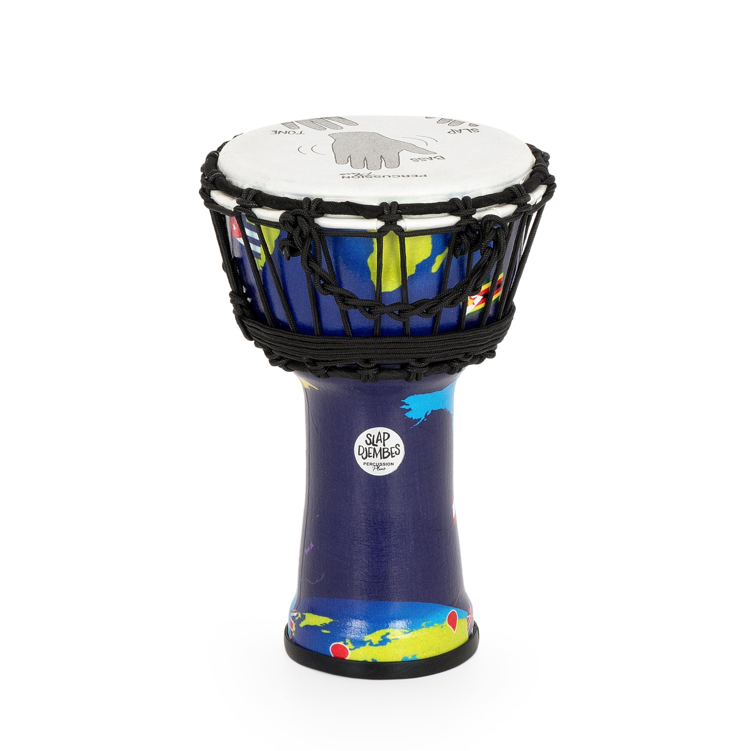 Percussion Plus World Slap Djembé en corde accordée – 17,8 cm (tête)