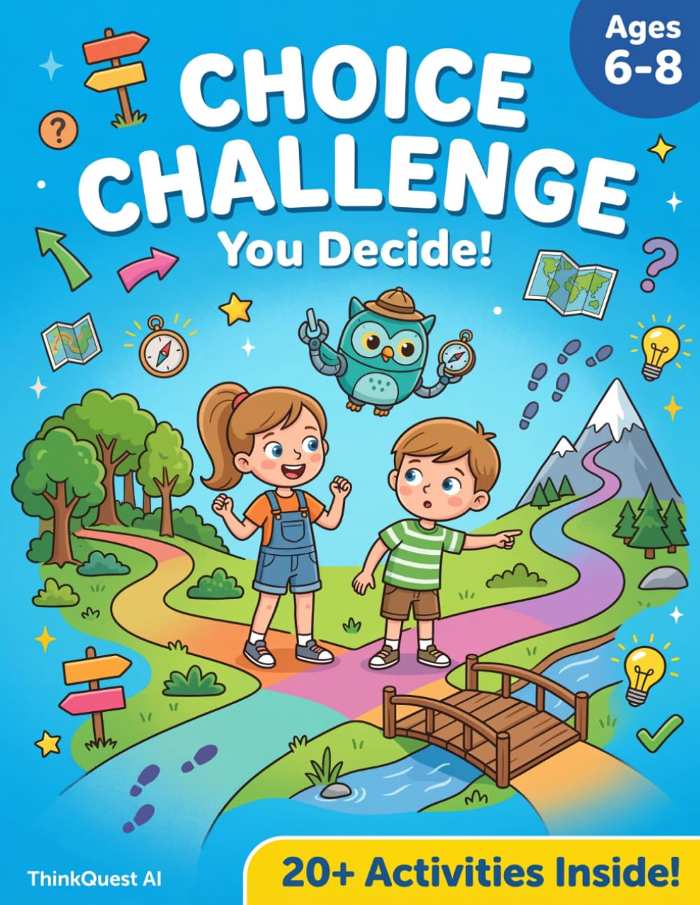 Choice Challenge Workbook: Think Before You Choose!: Decision Making Activities for Kids Ages 6-8 — Consequences, Fairness & Good Choices