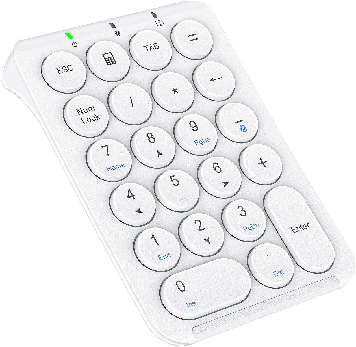 iClever KP08 Wireless Numeric Keypad, 22 Keys Bluetooth Number Pad ...