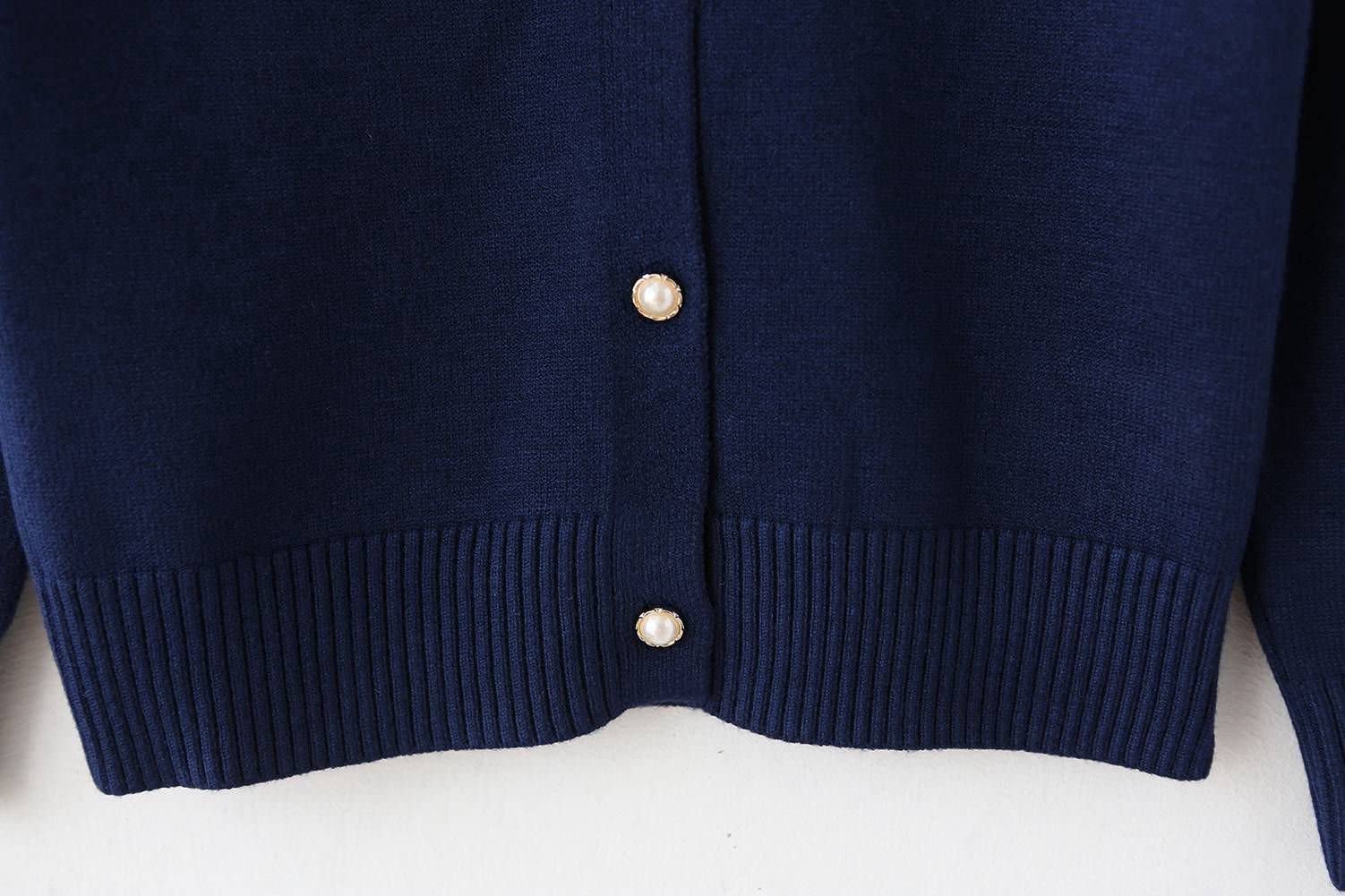 SMILING PINKER Fille Cardigan Enfants Chandail Tricot Manches Longues Boutons Nacrés Aotomne Hiver