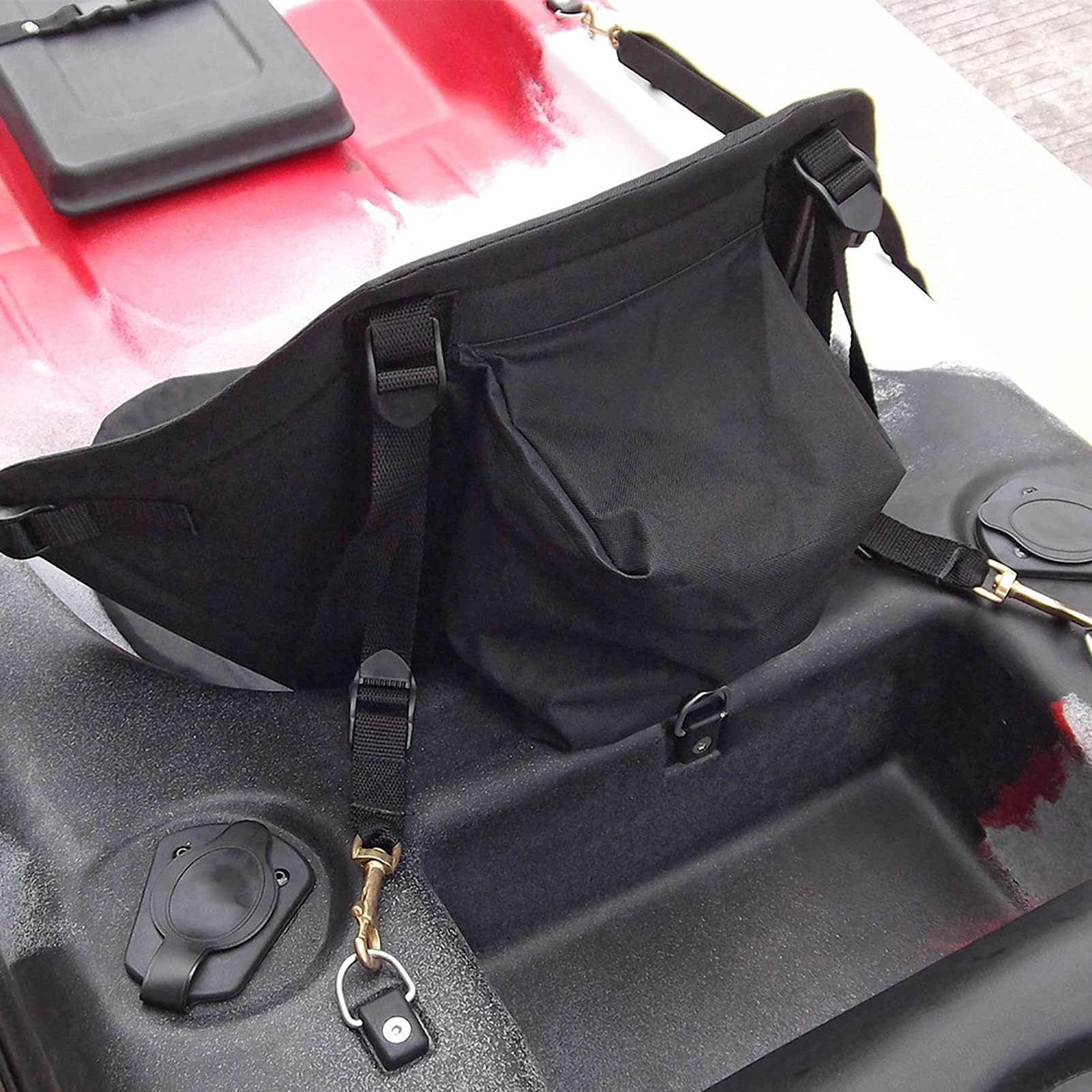 Asiento de kayak Asiento de respaldo de kayak Asiento de canoa Silla para tabla de Correas ajustables Asiento de kayak cómodo portátil con respaldo acolchado para tablas de surf de y cojines d