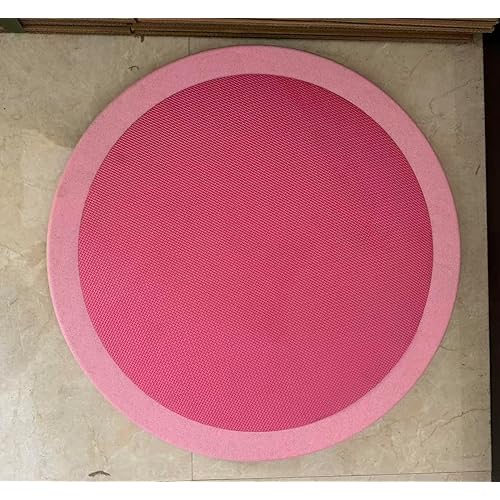Trampoline for Kids, 36" Trampolines Indoor Outdoor Trampoline for Toddlers, Foldable Mini Baby Jump Toy with Foam Handle, Recreational Trampolines Birthday Gift for 3+ Years Kids （Pink）