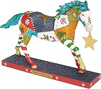 Vista 2 de Enesco The Trail of Painted Ponies - Figura navideña de poni, 7.1 pulgadas, multicolor