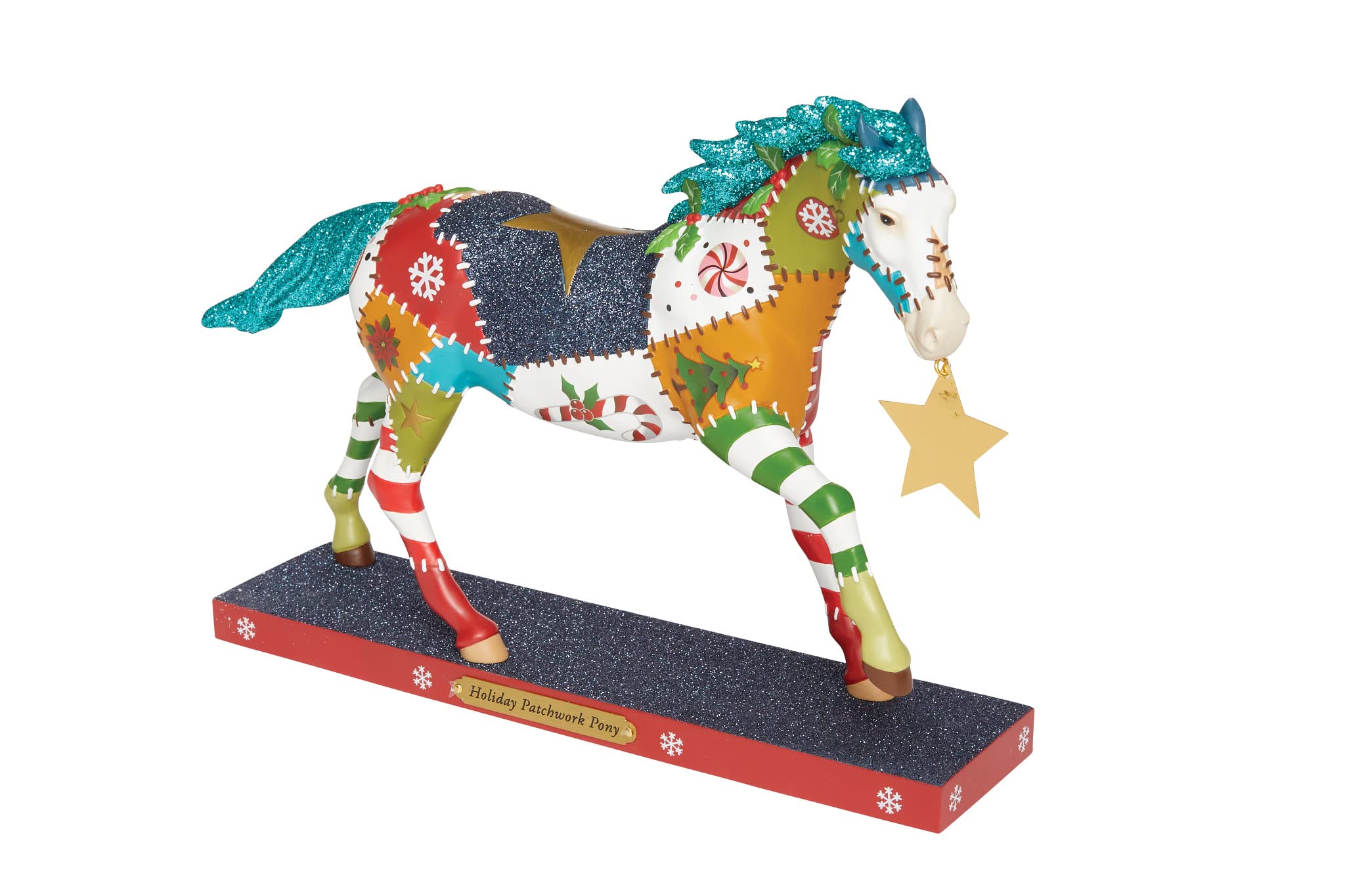 Enesco The Trail of Painted Ponies Tatil Yama İşi Midilli Heykelcik, 18 cm, Çok Renkli