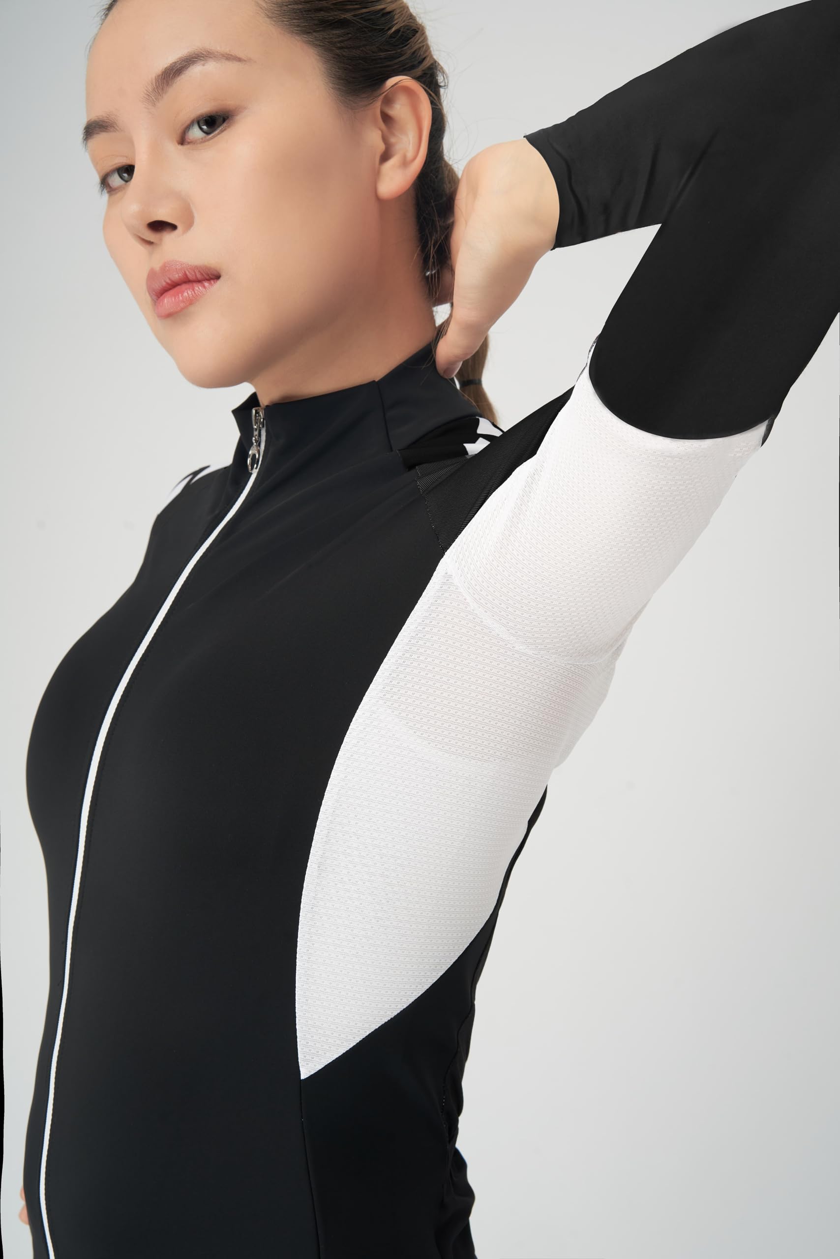NUCKILY Damen Langarmshirts Radtrikots Radfahren Jersey Langarm Fahrrad Kleidung Shirts Tragen Mit 4 Taschen