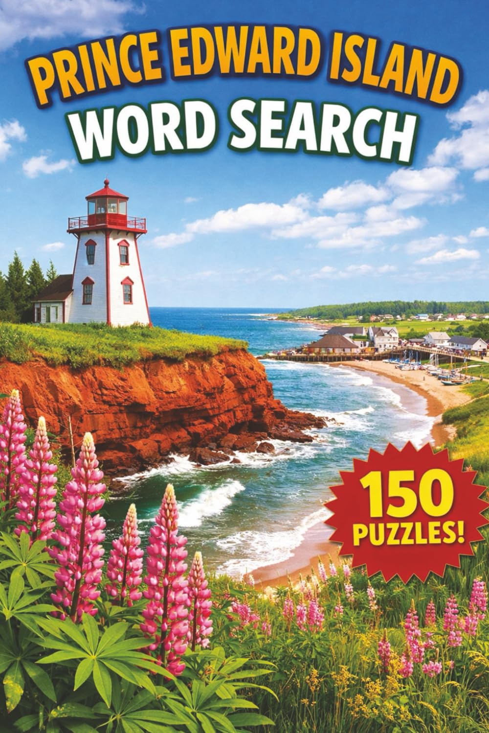 Prince Edward Island Word Search: 150 Word Search Puzzles Celebrating Prince Edward Island’s Towns, Beaches & Landmark (Canadian Tourist Attractions Word Search)