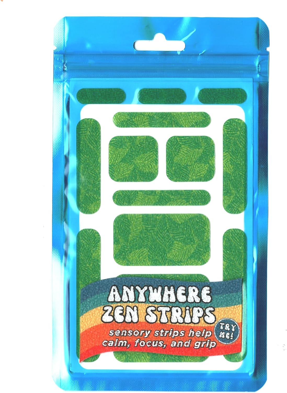 The Pencil Grip Zen Strips, Anywhere Zen, Sandy Leaves, 13 Per Set, 6 Sets