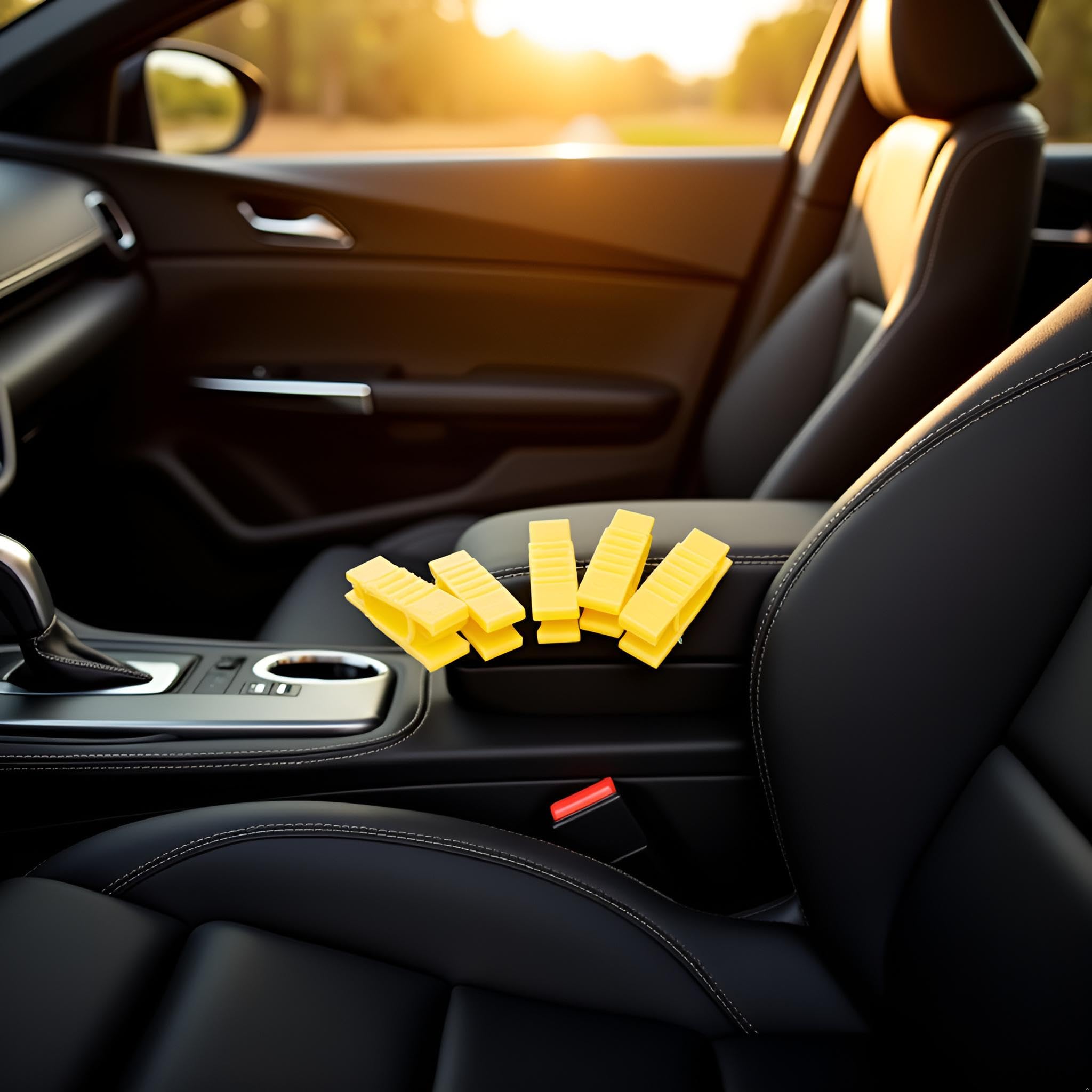 5Pcs Yellow Car Fuse Clips Mini Fuse Puller Insertion Removal Extractor Tool Car Accessories Clips for Car Practical — view 6